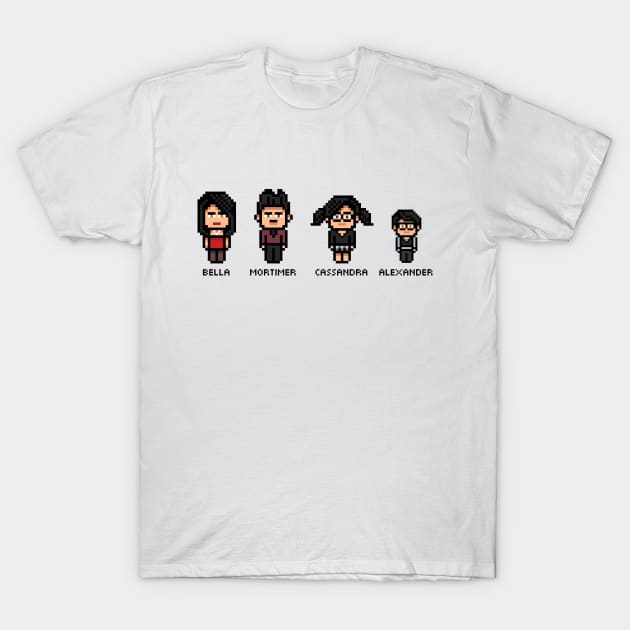 The Goth Family (The Sims 4) T-Shirt by TheBanannaTheory